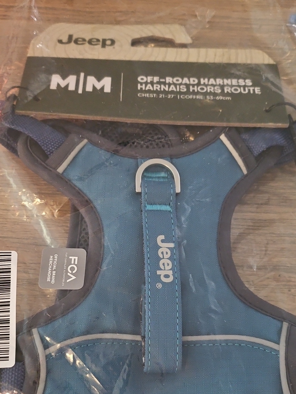 Jeep Blue Off-Road Dog Harness M